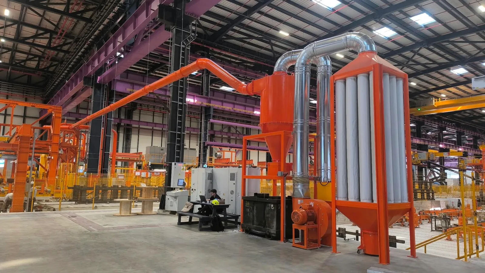 Process plant equipment during installation